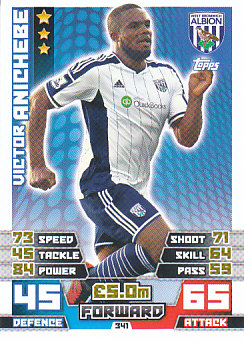 Victor Anichebe West Bromwich Albion 2014/15 Topps Match Attax #341
